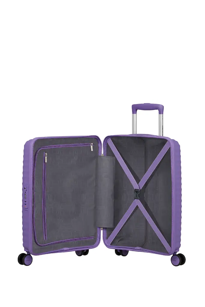 Чемодан 55 American Tourister DIABLAST PURPLE PULSE 55x40x20 MK2*91001 - фото 2