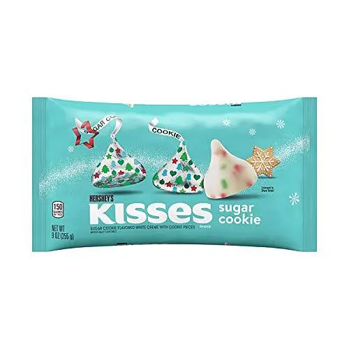 Шоколадні цукерки Kisses Holiday Sugar Cookie 255g