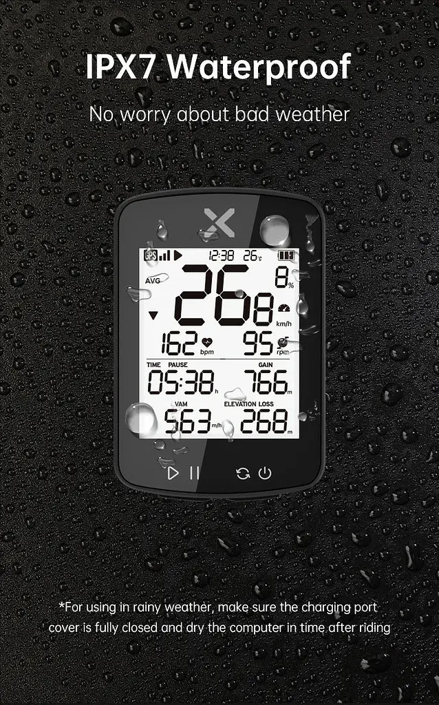 Велокомп'ютер XOSS G2+ GPS / ANT+ - фото 9