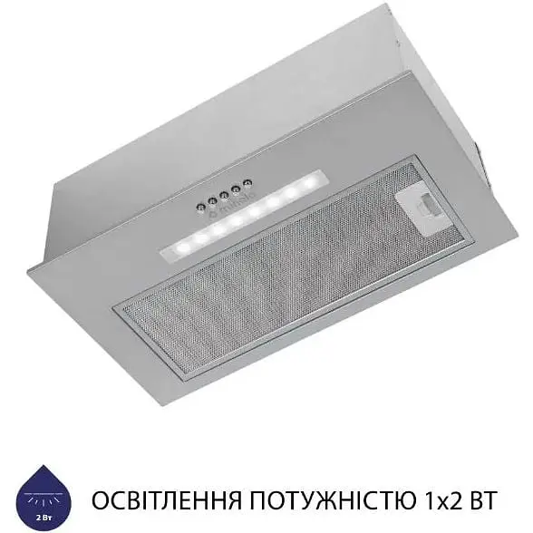 Витяжка вбудована Minola HBI 5323 GR 800 LED - фото 4