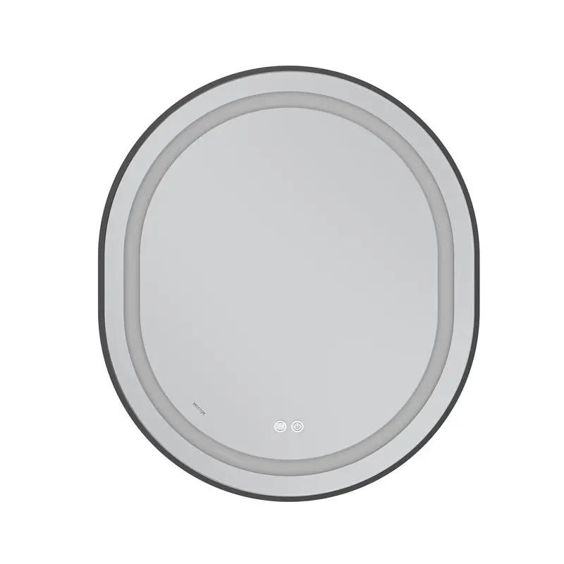Дзеркало Mixxus Premium Ellipse MV05-80x70-Reverse Black MP6646, Чорний - фото 9