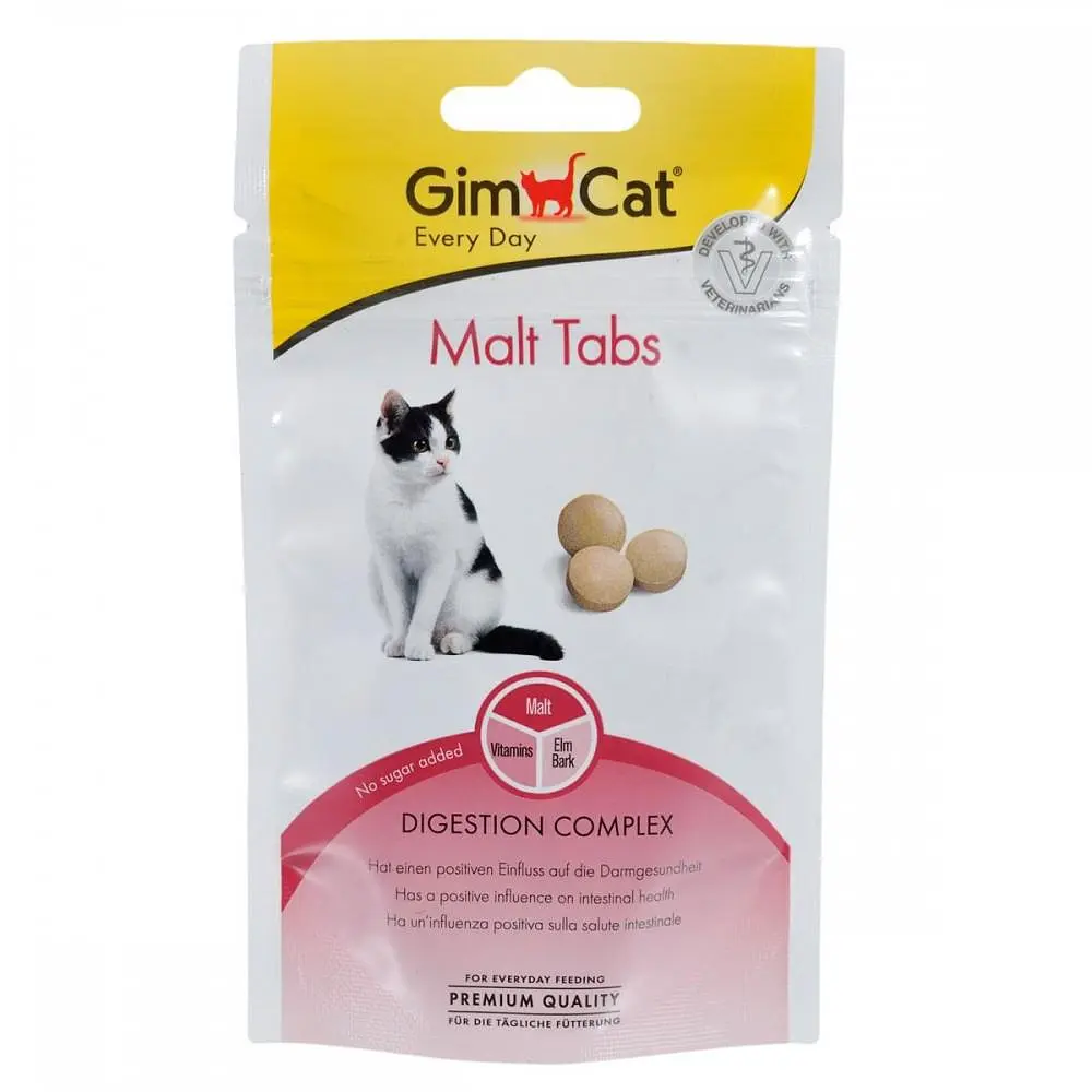 Вітаміни GimCat Every Day Malt Tabs ДжимКет для виведення вовни у котів 40 г (G-427034/427065)