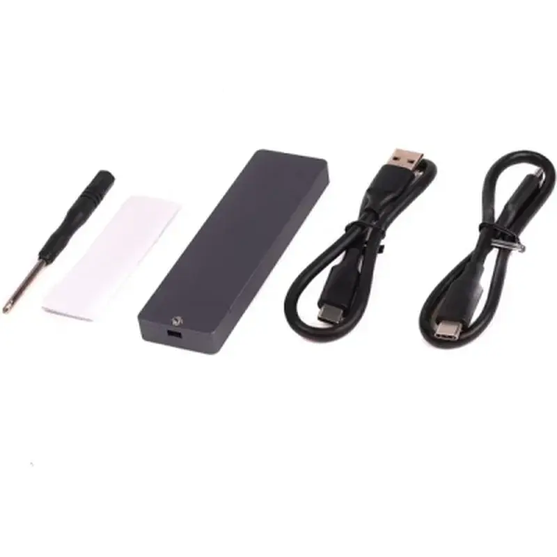 Кишеня зовнішня Maxxter M.2 NVMe & SATA SSD to USB-C 10Gbps black (EHDE-2280D-01) - фото 3