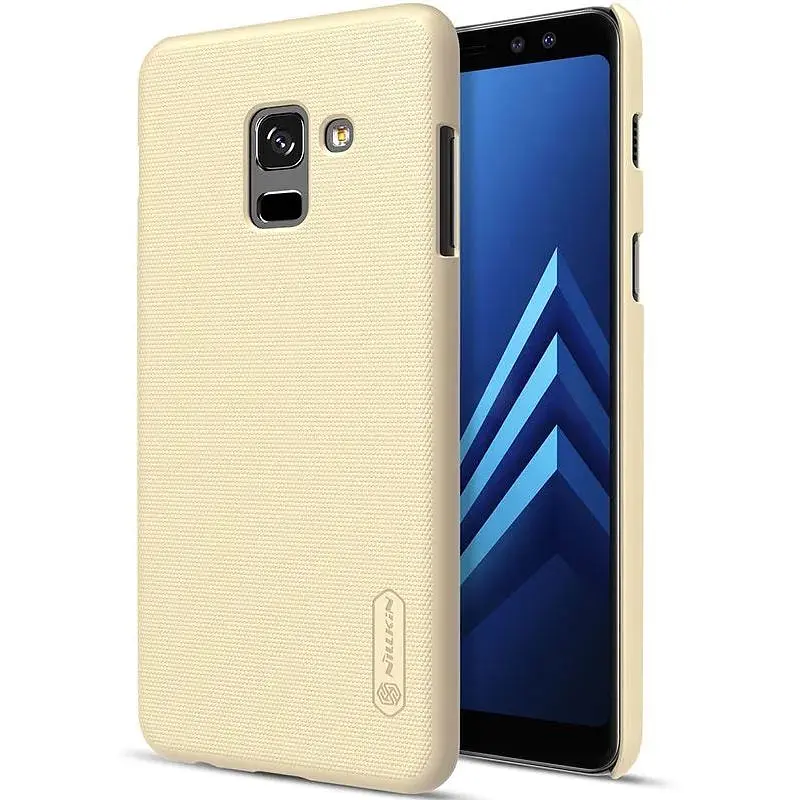Чехол-накладка Nillkin Super Frosted Shield Samsung Galaxy A8 Plus 2018 SM-A730 Gold - фото 7