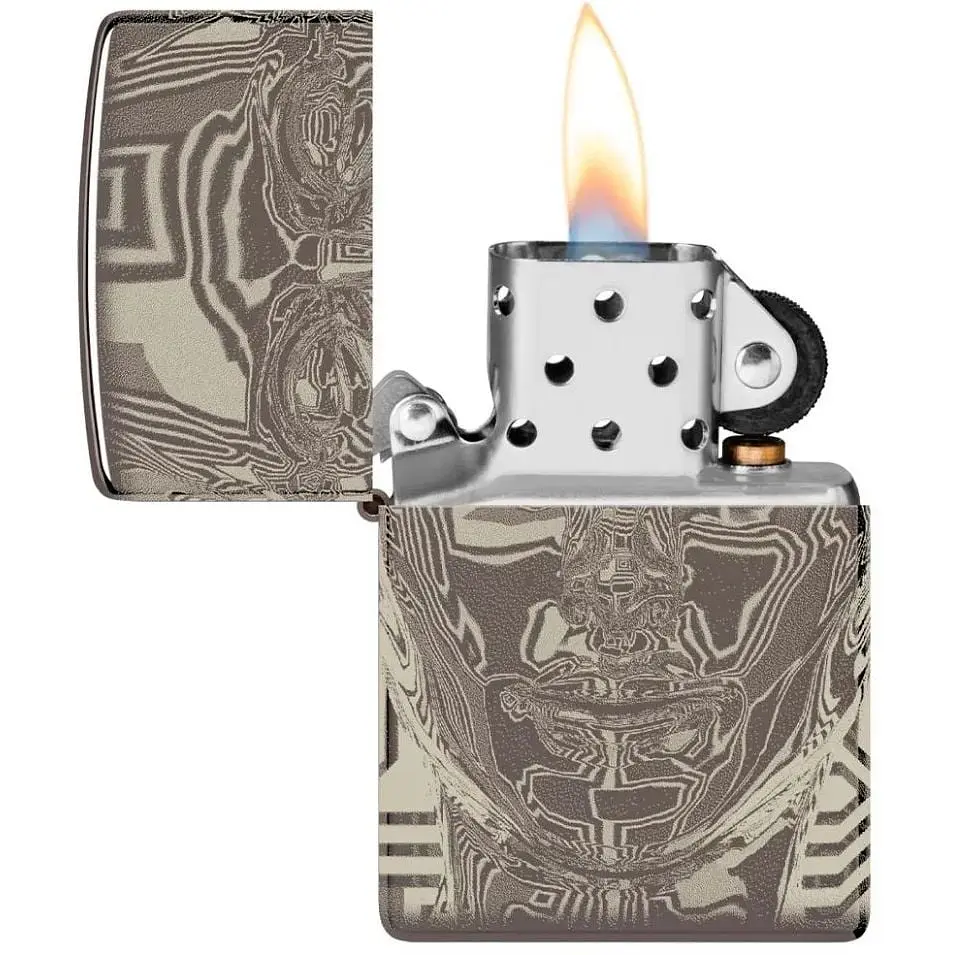 Запальничка Zippo 150 3D Metal Head Design - фото 2