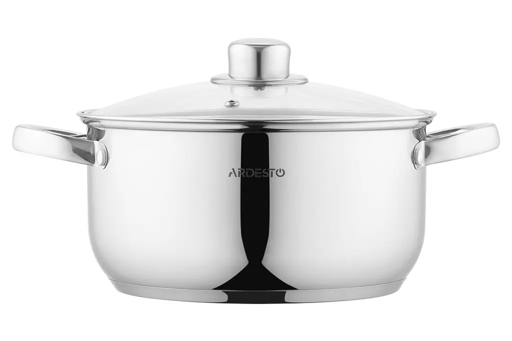 Каструля Ardesto зі скляною кришкою Gemini Gourmet Aosta 3.8л нержавіюча сталь kuh0014705 - фото 4