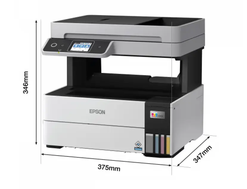 Epson БФП ink color A4 EcoTank L6490 37_23 ppm Fax ADF Duplex USB Ethernet Wi-Fi 4 inks Pigment - фото 9