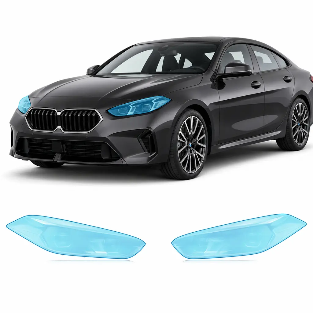 Антигравійна захисна бронеплівка за лекалами для BMW 2 Series Gran Coupe F74 2025- оптика (фари та ПТФ)