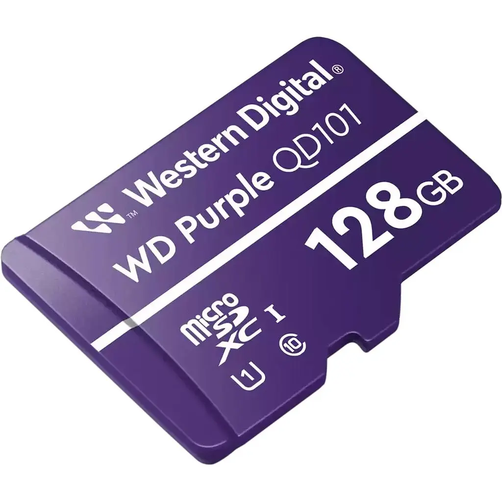 Карта пам'яті WD QD101 microSDXC 128GB Class 10 UHS-I U1 V10 (R-100 MB/s) Purple (WDD128G1P0C) [174227] - фото 2