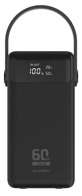 УМБ GoGEN Powerbank 60000 mAh , PD 100 W (GOGPB600002B) - фото 2