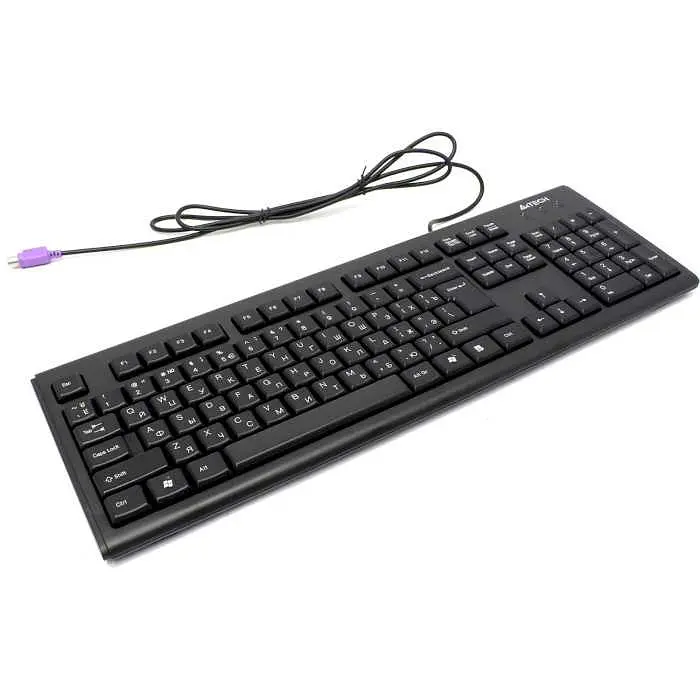 Клавіатура A4Tech KR-83 PS/2 USB Black (KR-83 PS/2 (Black)) - фото 3