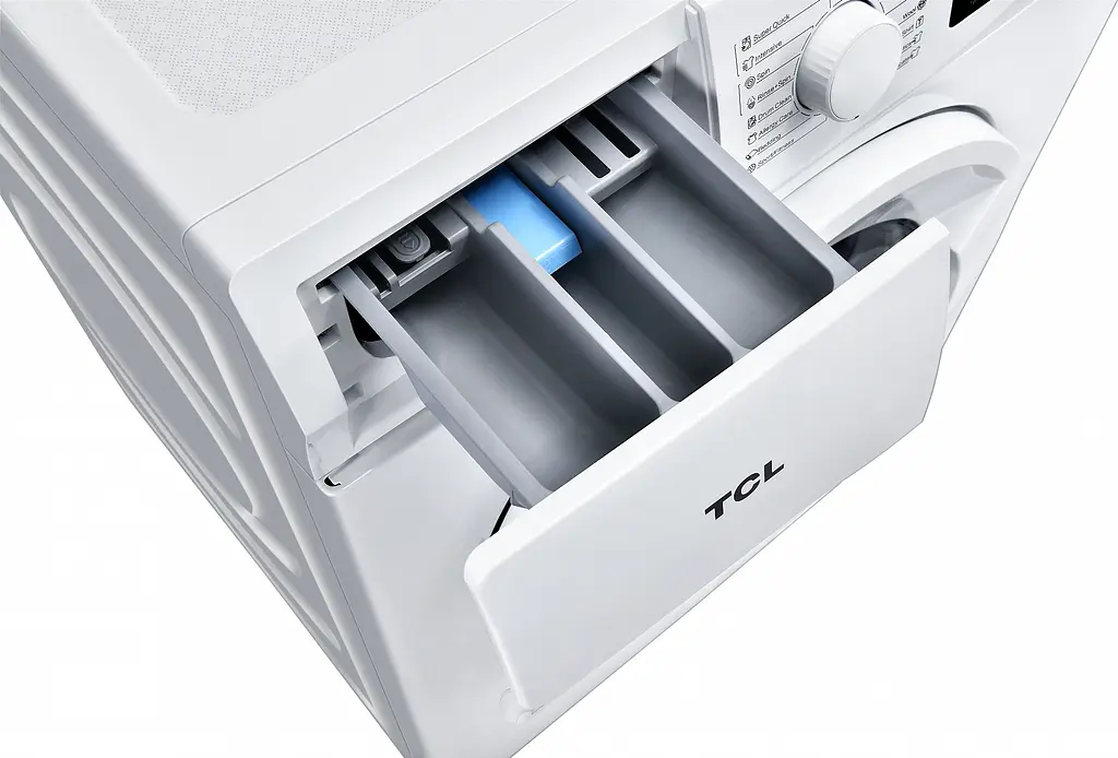 Стиральная машина TCL с фронтальной загрузкой FF0814WD0, 8кг,1400 об/мин, A+++, инверторный двигатель, 52 см, дисплей, белый (FF0814WD0) - фото 3