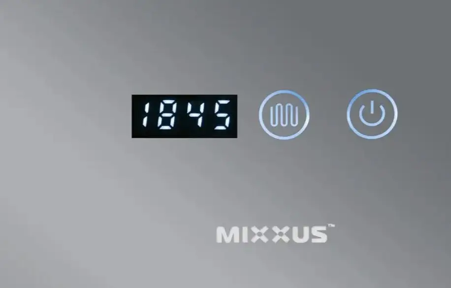 Дзеркало Mixxus HARD MR06-50x80-CASE з LED Touch, Anti-fog, димером, рег. яскравості, годинником (MI6657) - фото 6