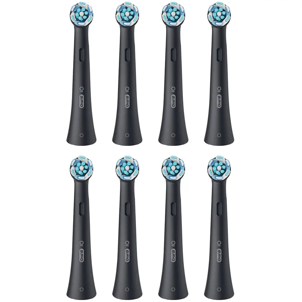 Насадка для зубної електрощітки Braun Oral-B iO RB CBF-8 Ultimate Clean Black (8 шт) - фото 2