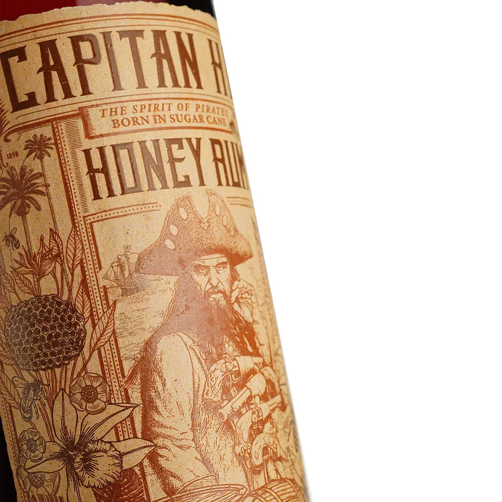 Ромовий напій Capitan Huk Honney 22% 1 л - фото 5