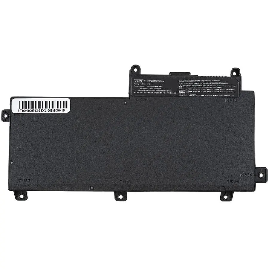 Батарея Hewlett Packard для ноутбука HP CI03XL (ProBook: 640 G2 645 G2 650 G2 655 G2) 11.4V 4200mAh чорний - фото 2
