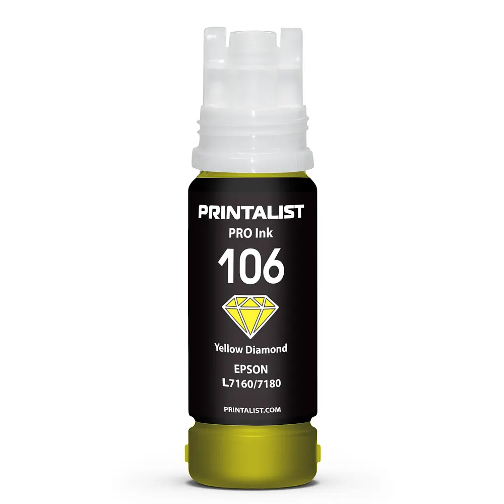 Чорнило PRINTALIST 105 для Epson L7160/7180 70г Yellow водорозчинне (PL106Y) - фото 3