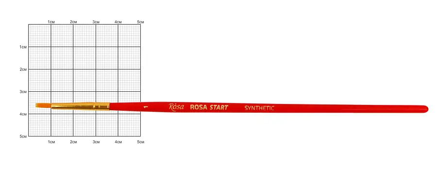 Синтетика плоска, № 1, к.р. пензель ROSA Start (4823098500230)