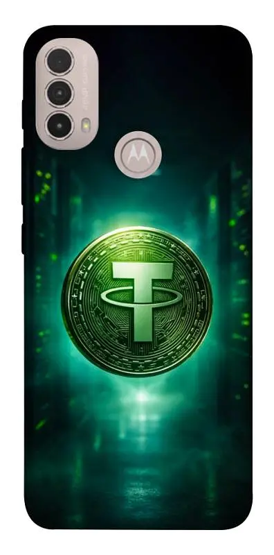 TPU чохол Demsky Usdt для Motorola Moto E40