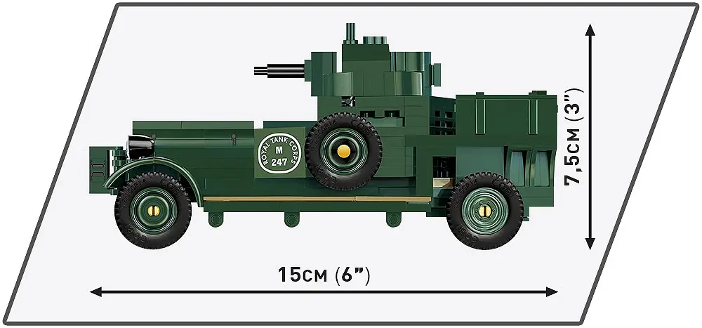 Конструктор Cobi автомобіль Rolls Royce Armoured car 1920 MK1 1:35 2988 - фото 3