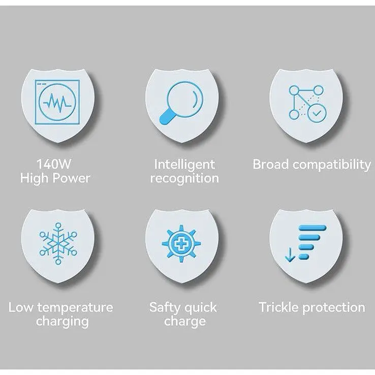 Зарядное устройство универсальное Voltronic fast charger USB QC3.0/PD/PPS 140W - фото 9