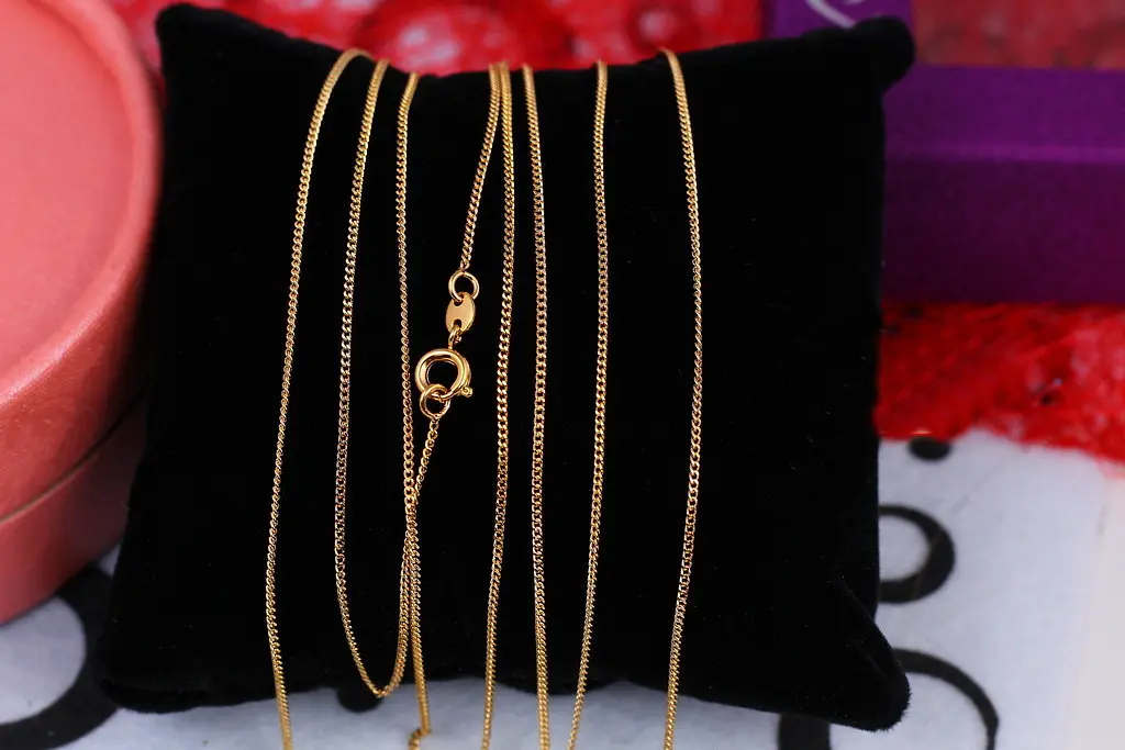 Ланцюг Xuping Jewelry панцирний 45 см 1 мм золотистий