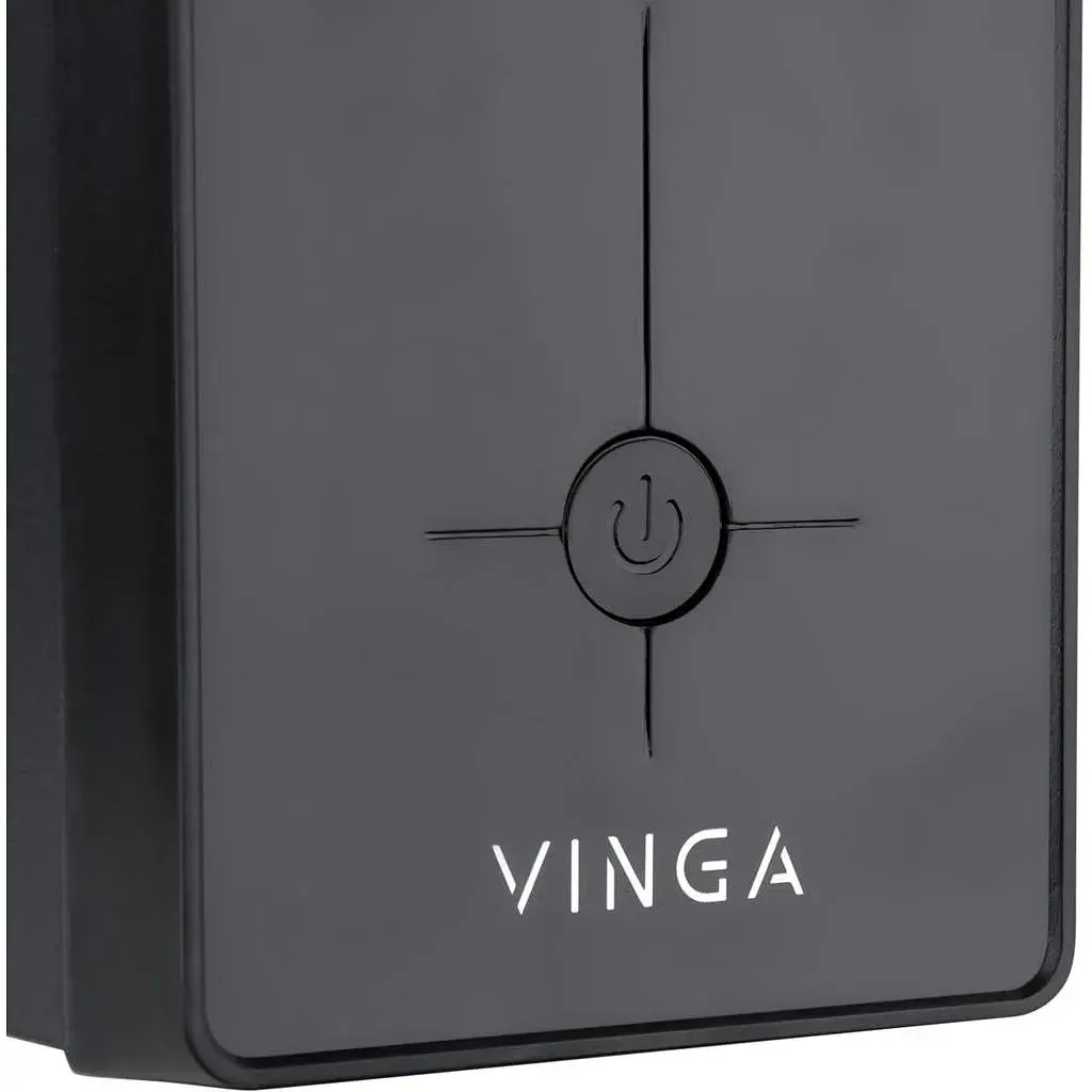 Пристрій безперебійного живлення Vinga LCD 1200VA metal case with USB (VPC-1200MU) - фото 4