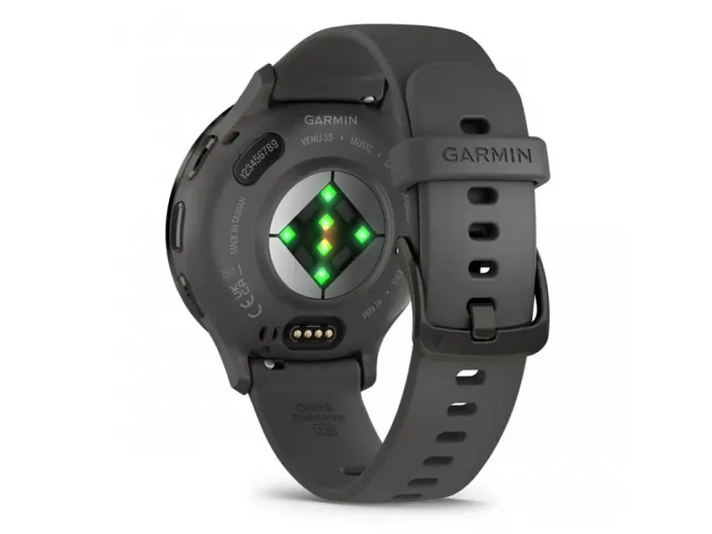 Смарт-годинник Garmin Venu 3S Slate S. Steel Bezel w. Pebble Gray Case and S. Band (010-02785-00) - фото 3