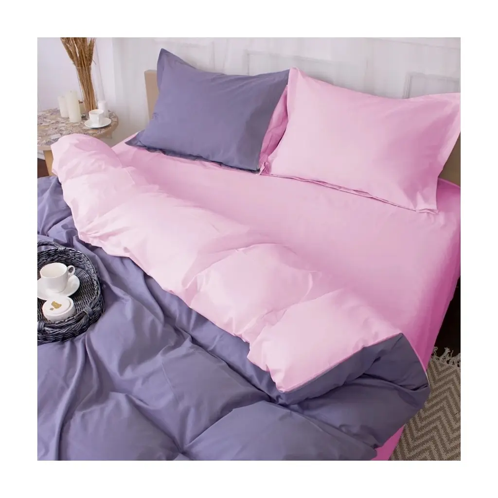 Постільна білизна MirSon Poplin Line 018 + 056 Stephannie 2 x 160 x 220 (2200006283089) - фото 2