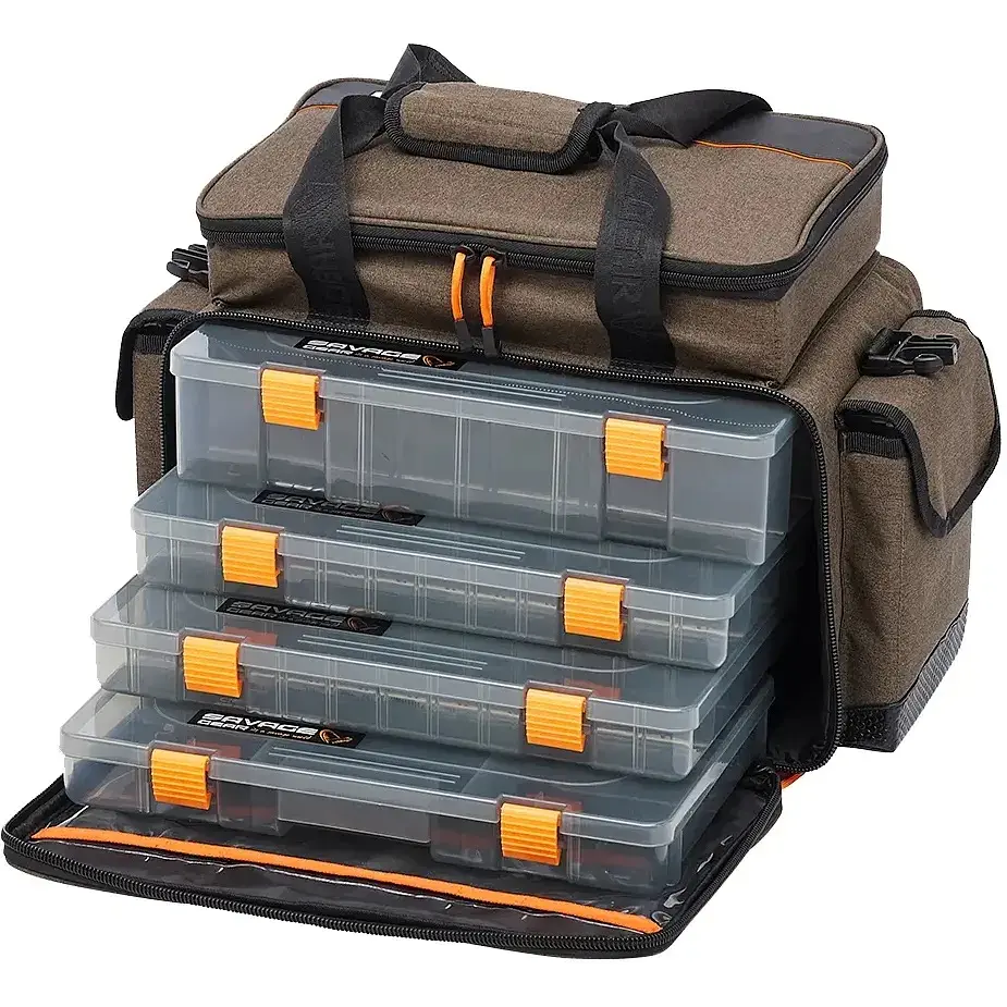 Сумка Savage Gear Specialist Lure Bag L 6 Boxes 31 Brown - фото 2