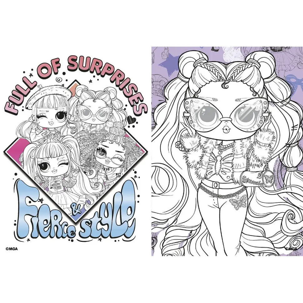 Дитяча книжка-розмальовка "Tweens Ali Dance" Ідейка LCB9 зі стікерами - фото 2