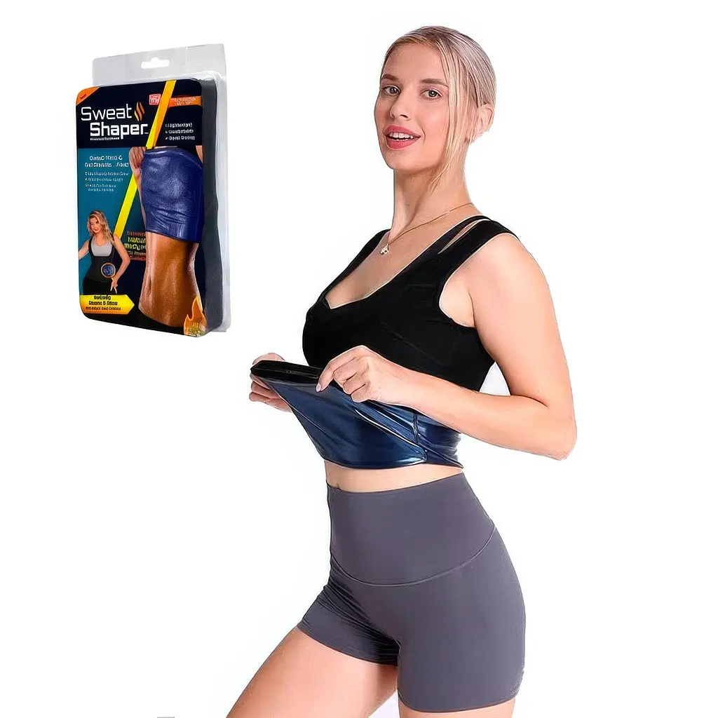 Жіноча термомайка Sweat Shaper з ефектом сауни XL/XXL, чорна - фото 2