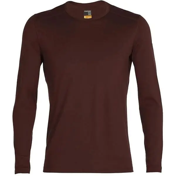 Термокофта Icebreaker 200 Oasis LS Crewe Men Brick Red M (1052-104 365 064 M)