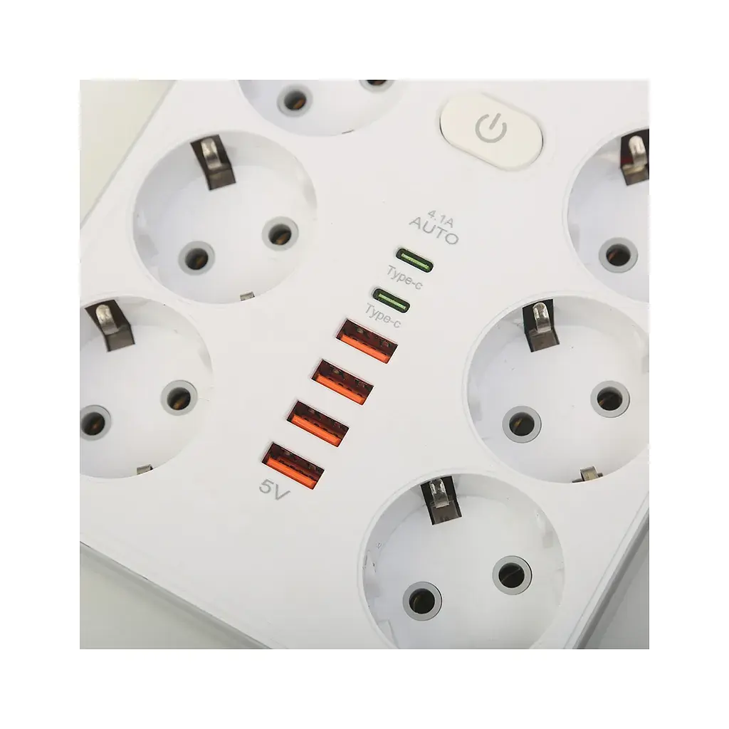 Мережевий фільтр живлення XoKo XK-SP-6-4-2-WH - фото 3