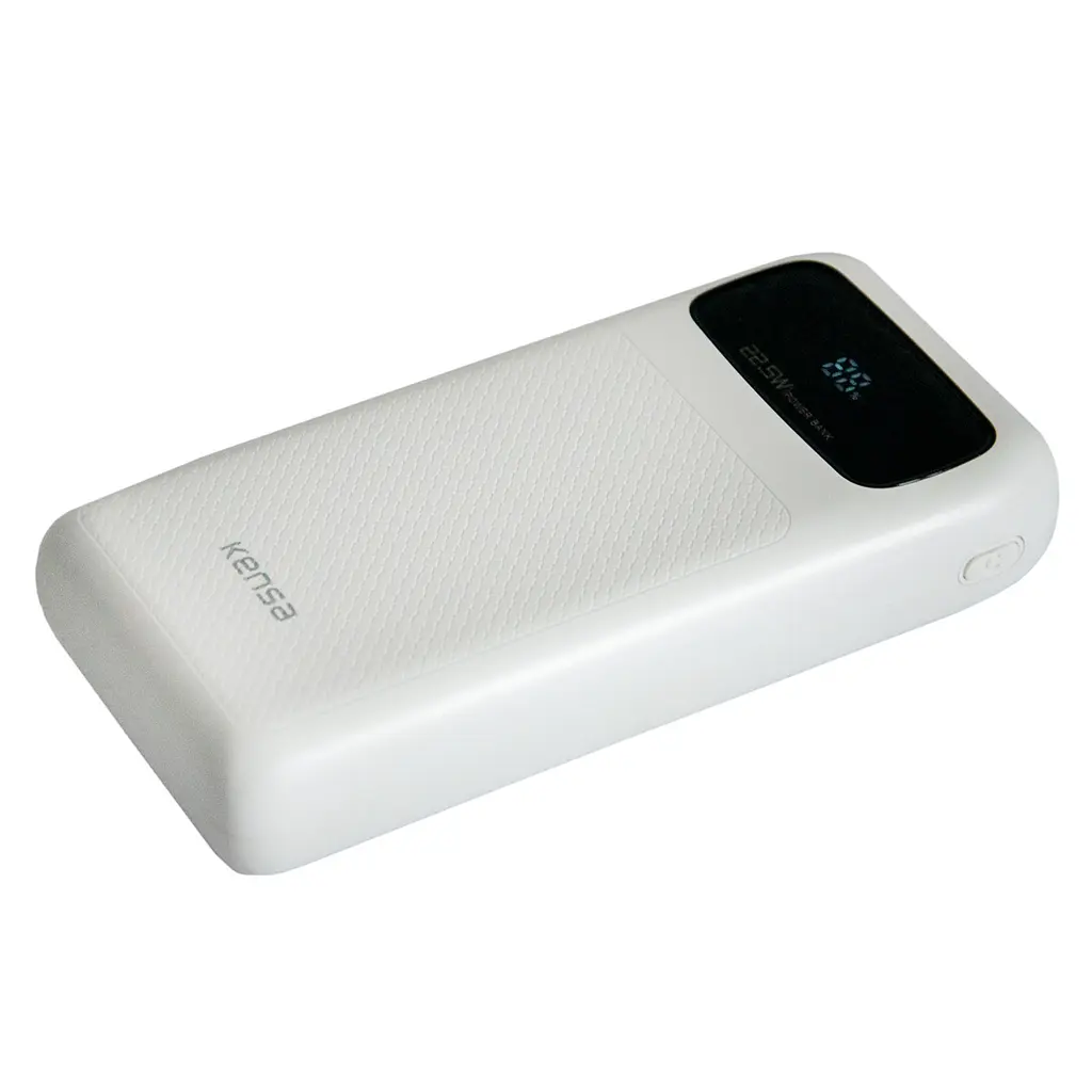Повер банк для ноутбука Kensa Power Bank 20000 mAh 22.5 W QC 3.0 Білий, універсальна мобільна батарея - фото 3