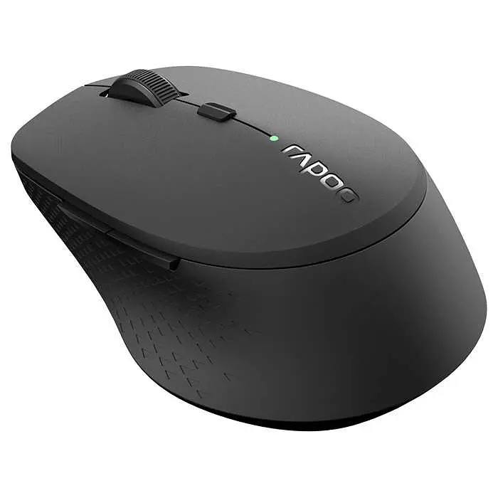 Бездротова миша Rapoo M300 Silent Wireless Multi-Mode Bluetooth Dark Grey (M300 silent grey) - фото 2