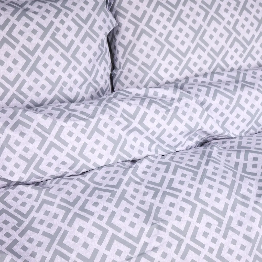 Наволочка Mirson Ranforce Elite Abstract Gray 40х60 см (2200013164470) - фото 4
