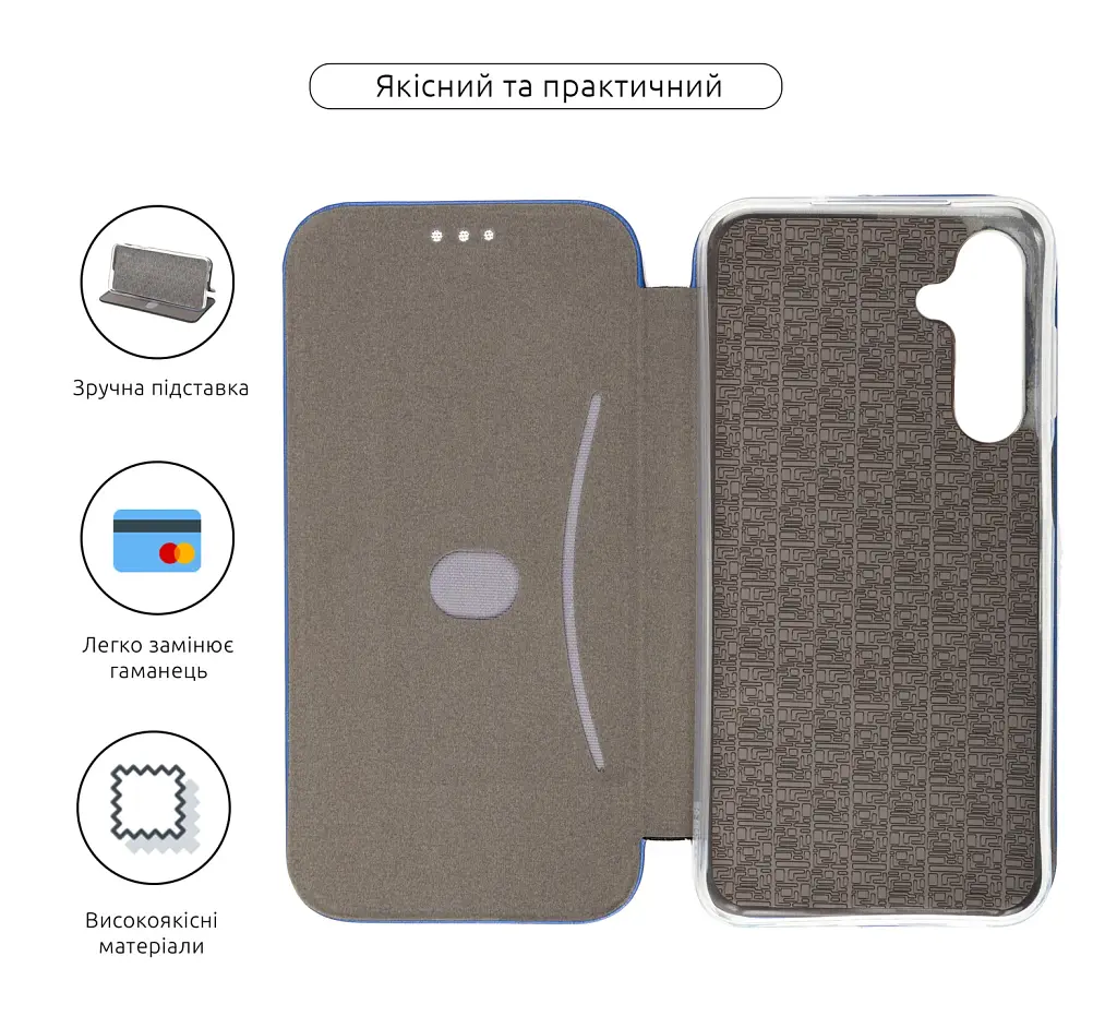 Чохол-книжка ArmorStandart G-Case для Samsung M35 5G (M356) Blue - фото 3