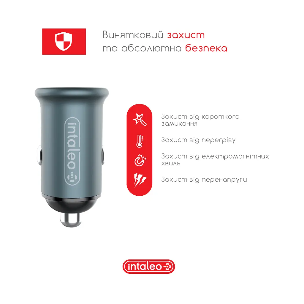 Зарядний пристрій Intaleo CCG482 (2USB4.8A) (1283126521553) - фото 5