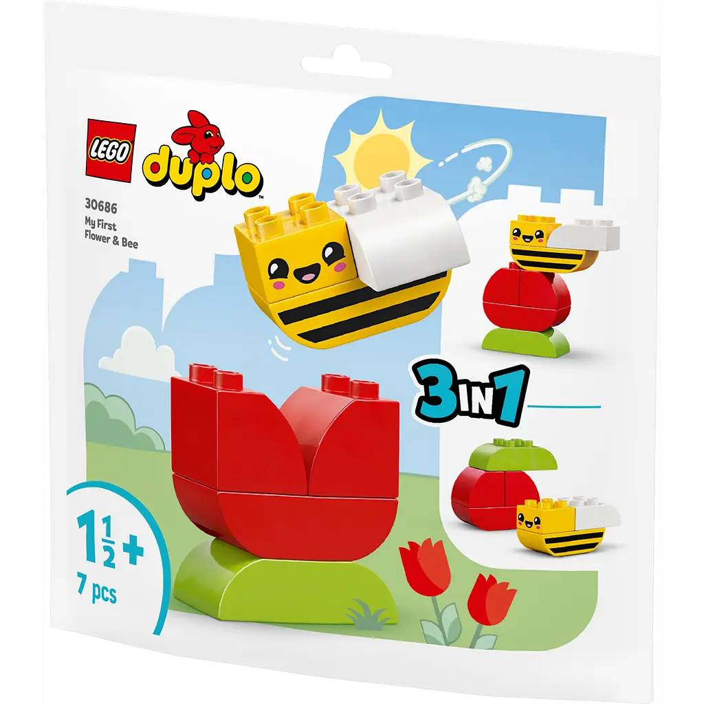 Конструктор LEGO DUPLO Мой первый цветок и пчелка - фото 3