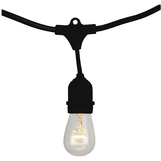 Гірлянда LED Light Edison Solar вулична з ретро лампами 15 шт. на сонячній батареї - фото 2