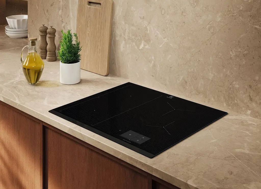 Electrolux Варильна поверхня індукційна, 60см, розширена зона, датчик кипіння, датчик смаження, сенсорний дисплей, Hob2Hood, чорний - фото 7