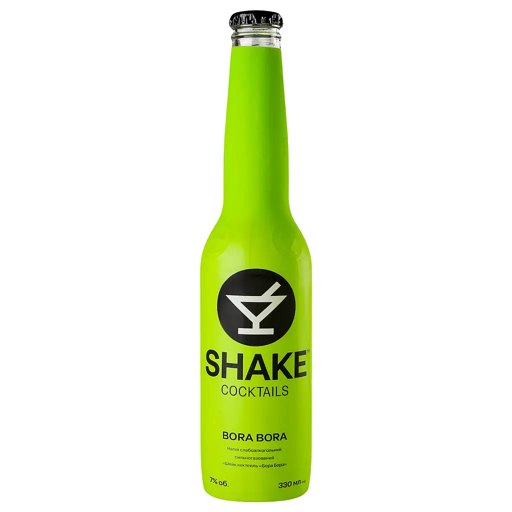 Упаковка напою слабоалкогольного Shake Bora Bora 7% 7.92 л (0.33 л х 24 шт.) - фото 2