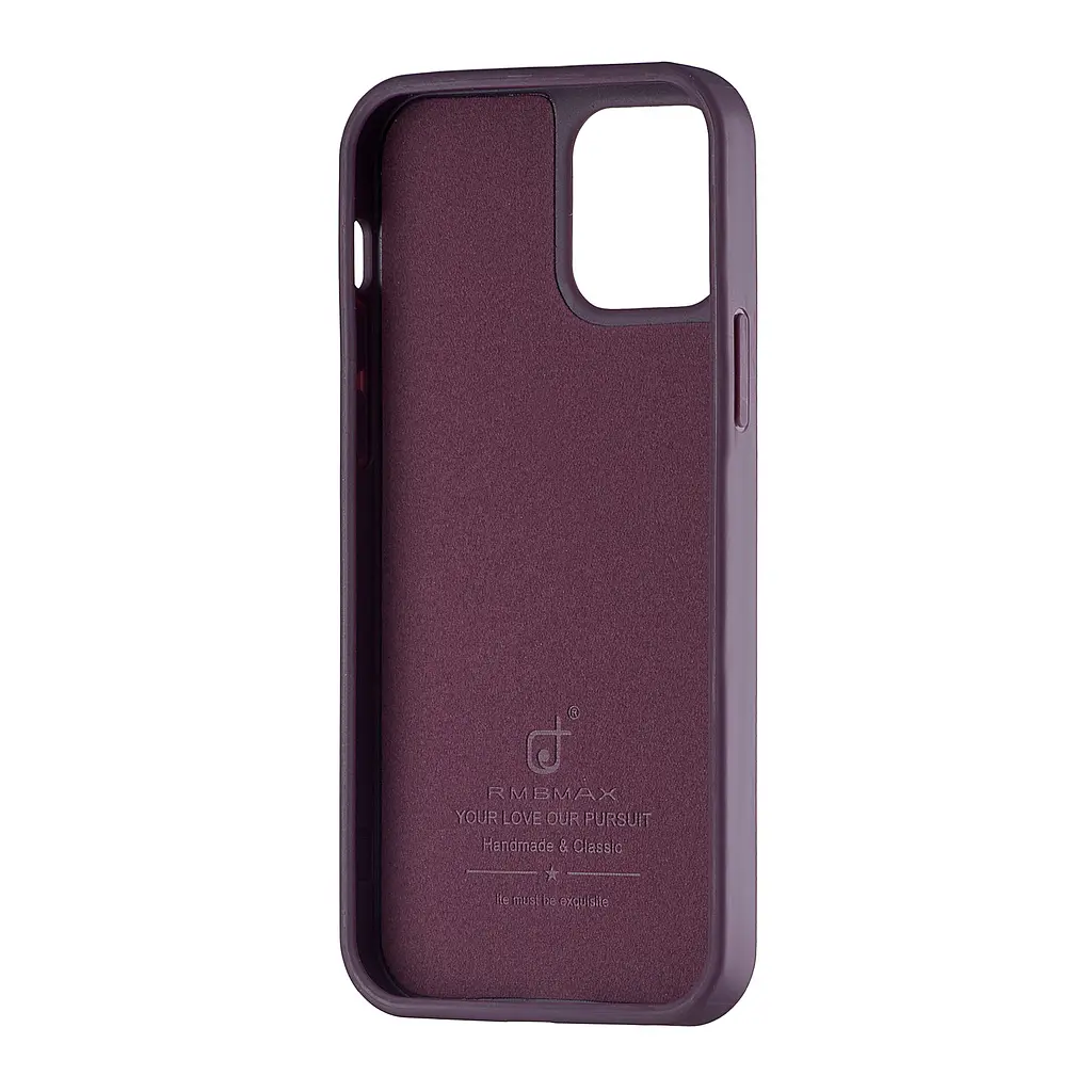 Чохол Jinduka Leather Ringo iPhone 12 Purple - фото 3