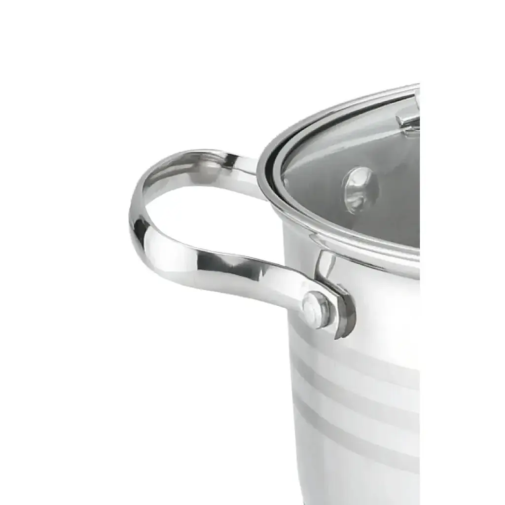 Каструля з кришкою Rainstahl RS-CS-2119-24 24 см 6.5 л сріблястий - фото 2