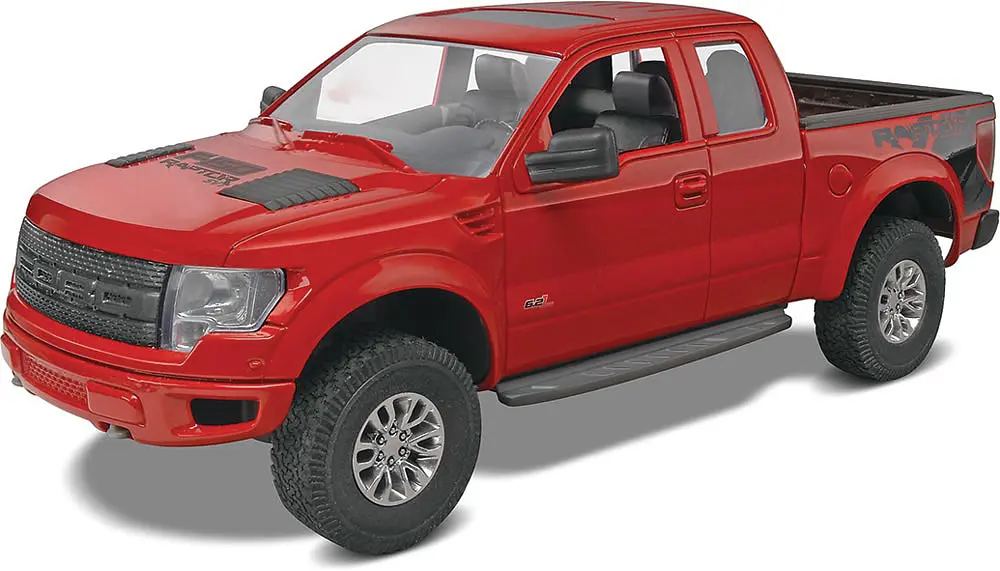 Конструктор Revell 1/25 автомобиль 2013 Ford Raptor Snap Tite красный 11233 - фото 2
