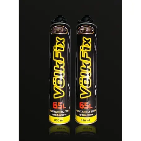 Пена монтажная VolkFix Профессиональная 65 л 850 мл - фото 3