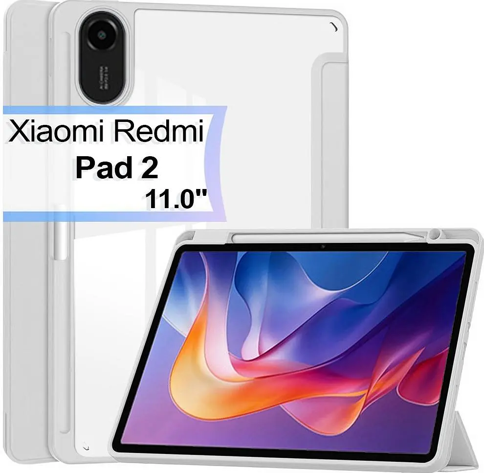 Чохол до планшета BeCover Soft Edge TPU Xiaomi Redmi Pad 2 11.0" Gray (713660)