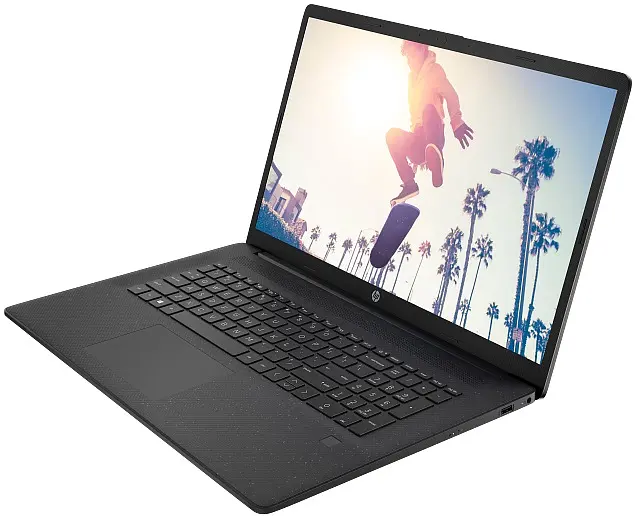 HP Ноутбук HP 17-CP3018ua 17.3" FHD IPS AG, AMD R7-7730U, 16GB, F1024GB, UMA, DOS, чорний - фото 3
