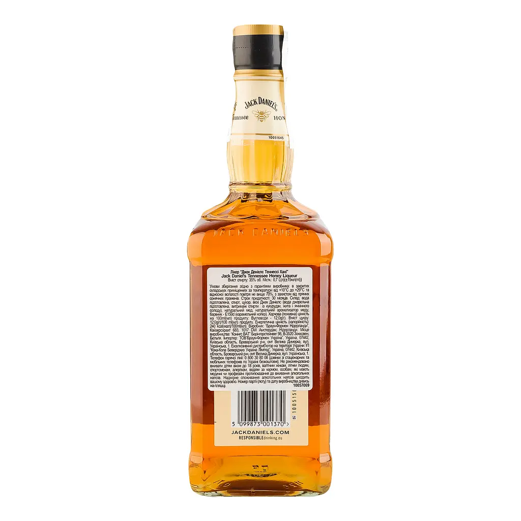 Лікер Jack Daniel's Honey 35% 0.7 л у подарунковій упаковці - фото 4